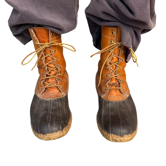 Vintage L.L. Bean Maine Hunting Shoes Made in USA 10” Bean Boots Men’s Size 11 - Picture 8 of 8